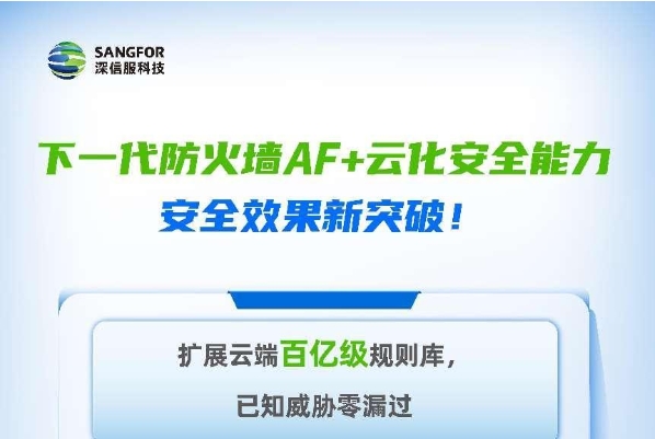 国内仅一家入选，深信服AF再获CyberRatings.org推荐